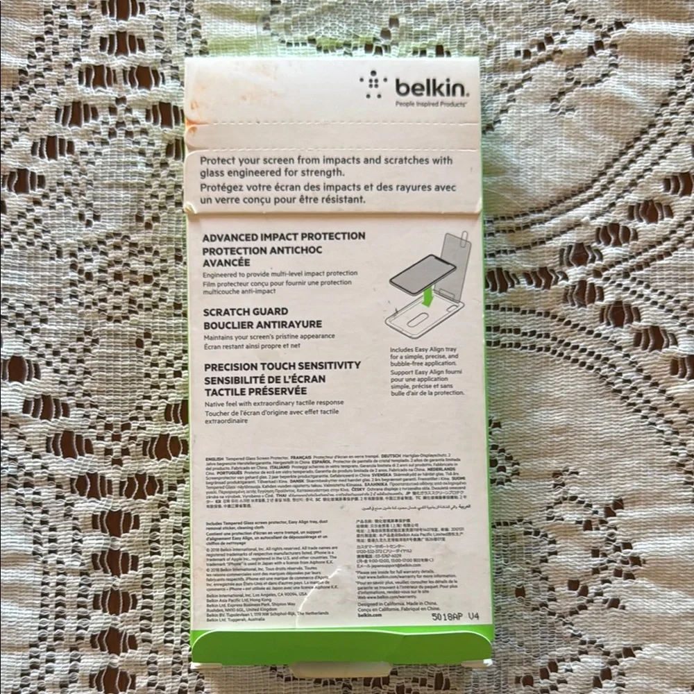 Belkin ScreenForce Tempered Glass for iPhone XS Max - Clear